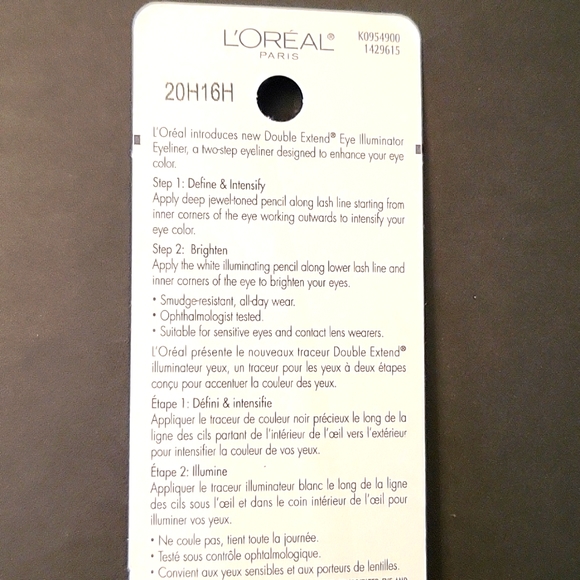 NEW L'Oreal Eye Makeup Bundle, 2 Shadows + 1 Double Eyeliner! - Picture 9 of 9